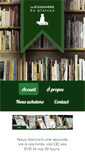 Mobile Screenshot of bouquinerieduplateau.com