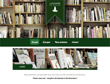 Tablet Screenshot of bouquinerieduplateau.com